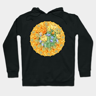 Wreath of Calendulas Hoodie